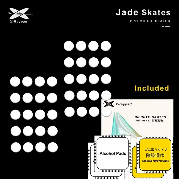 Глайди для мишки X-Raypad Jade Speed Universal Dots - Фото 4 Глайди для мишки X-Raypad Jade Speed Universal Dots - зображення 4