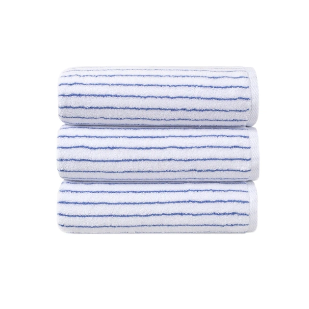 Рушник Lotus Home Готель Premium - Microcotton Stripe White-Blue 50x90 550 г/м² - Фото 1 Рушник Lotus Home Готель Premium - Microcotton Stripe White-Blue 50x90 550 г/м² - изображение 1