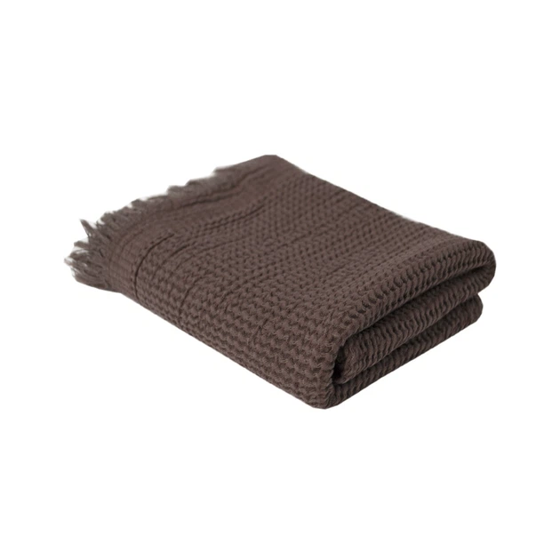 Рушник Lotus Home - Rius dark brown темно-коричневий 50x100 - Фото 6 Рушник Lotus Home - Rius dark brown темно-коричневий 50x100 - изображение 6