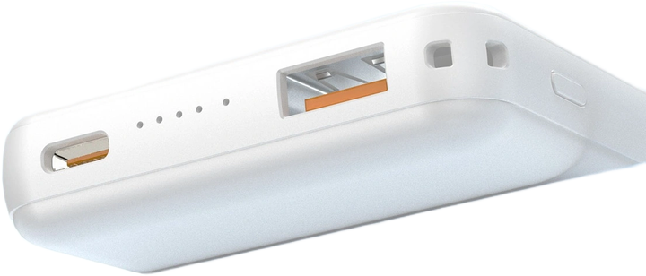 УМБ Dudao K14S 5000mAh 20W USB-A / USB-C / Wireless White (6977196685721) - зображення 2