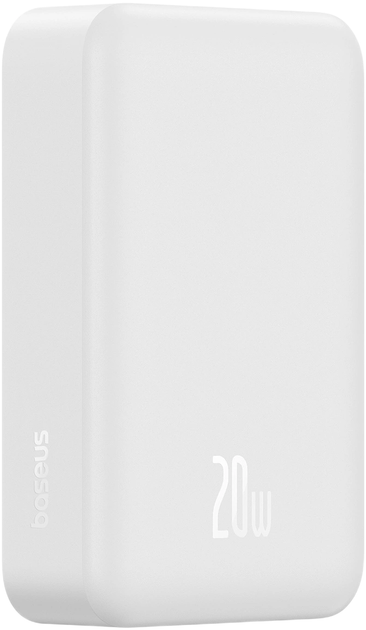 Powerbank Baseus EnerFill FM41 20000mAh 20W Magnetic / USB-C White (6977196685738) - Zdjęcie 1 Powerbank Baseus EnerFill FM41 20000mAh 20W Magnetic / USB-C White (6977196685738) - obraz 1