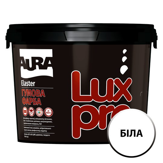 Резиновая универсальная краска Aura Luxpro Elaster 3,5кг - Фото 1 Резиновая универсальная краска Aura Luxpro Elaster 3,5кг - изображение 1