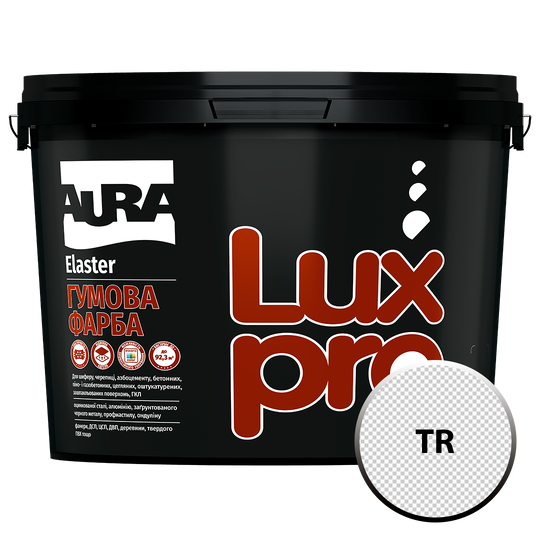 Резиновая универсальная краска Aura Luxpro Elaster TR 12кг - Фото 1 Резиновая универсальная краска Aura Luxpro Elaster TR 12кг - изображение 1
