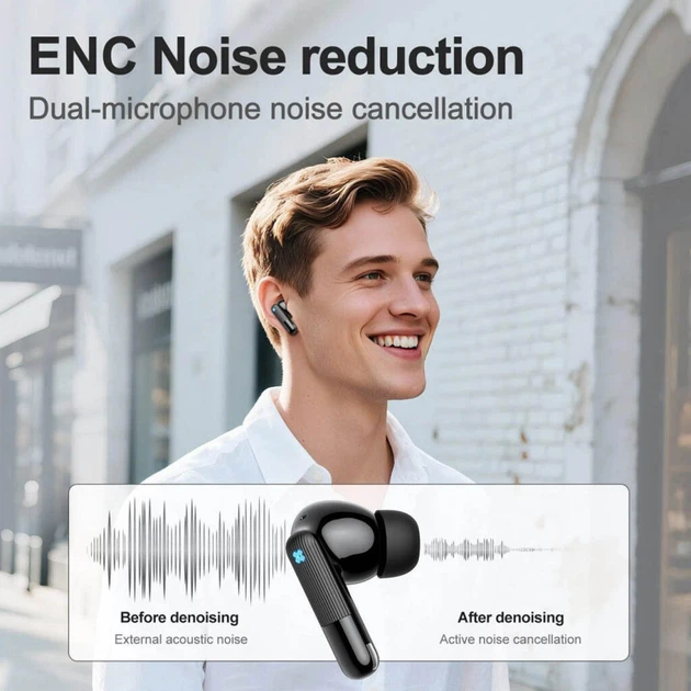 Bluetooth-гарнитура Onikuma TX612, Стерео, Черный - 739134 - изображение 3