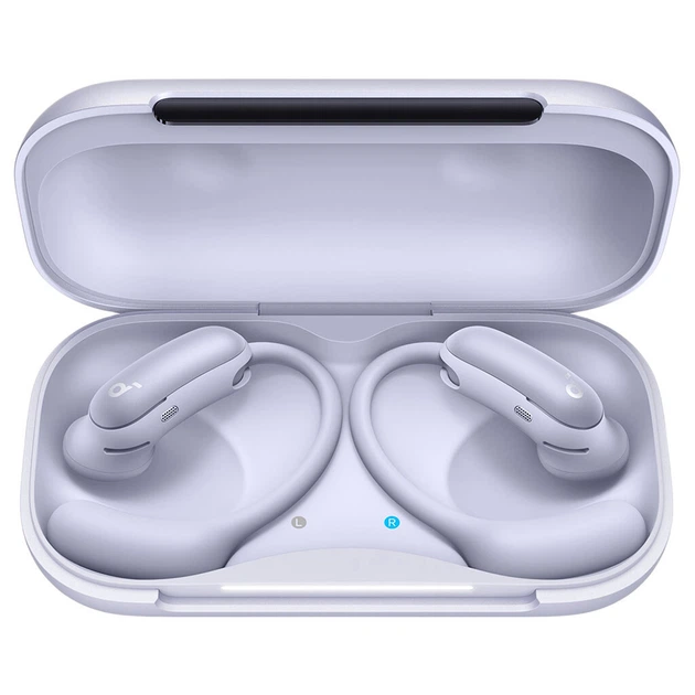Bluetooth-гарнітура Anker SoundCore AeroFit 2 Pro, З мікрофоном, Стерео, Фіолетовий - 744674 - Фото 4 Bluetooth-гарнітура Anker SoundCore AeroFit 2 Pro, З мікрофоном, Стерео, Фіолетовий - 744674 - зображення 4