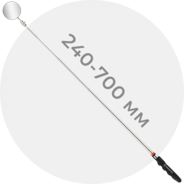 Зеркало телескопическое инспекционное ?50 мм, 240-700 мм INTERTOOL ET-1019 - изображение 6