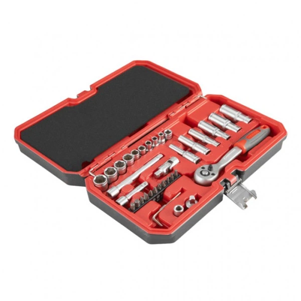 Набор инструментов 1/4" 36ед INTERTOOL ET-9036 в кейсе - изображение 3