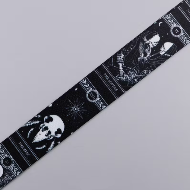 Ремінець на шию JDM Tarot Skull для ключів, телефону та бейджа, 45 см - Фото 2 Ремінець на шию JDM Tarot Skull для ключів, телефону та бейджа, 45 см - зображення 2