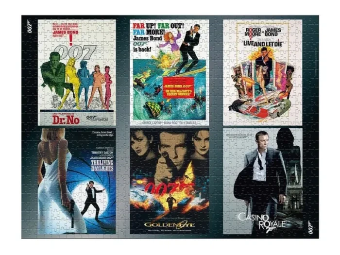 Пазл JAMES BOND 007 Actor Debut Poster, Winning Moves, 1000 элементов, WM01314-ML1-6 - Фото 2 Пазл JAMES BOND 007 Actor Debut Poster, Winning Moves, 1000 элементов, WM01314-ML1-6 - изображение 2
