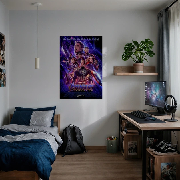 Постер Мстители 4: Финал, Avengers: Endgame (2019), декор комнаты подростка, A3 42×28 см (id3352) - изображение 2