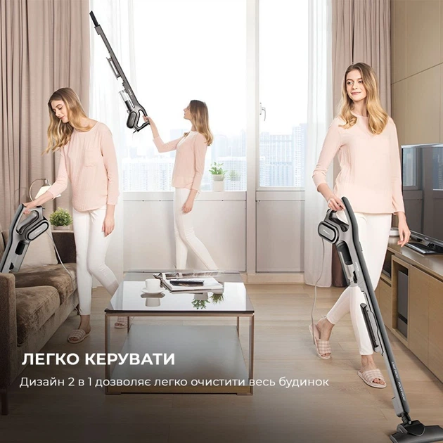Пылесос Deerma Stick Vacuum Cleaner Cord White (DX700)_ (DX700_) - Фото 5 Пылесос Deerma Stick Vacuum Cleaner Cord White (DX700)_ (DX700_) - изображение 5