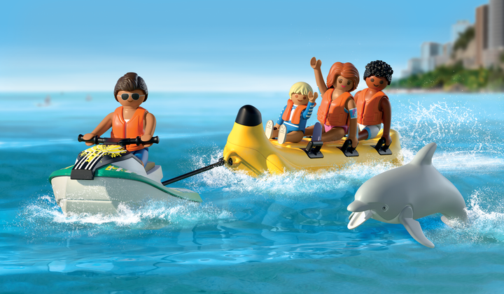 Zestaw zabawek dla dzieci Playmobil Przejażdżka na bananie 71905 (4008789719058) - obraz 3