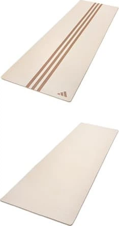 Коврик для йоги Adidas бежевый 183 х 61 х 1 см мат для йоги для новичков и профессионалов - изображение 2