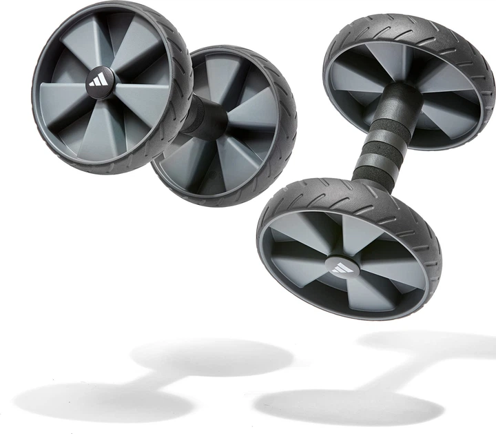 Ролики для пресса Adidas Core Rollers черные унисекс для тренировок кор-роллинг и фитнеса - изображение 3