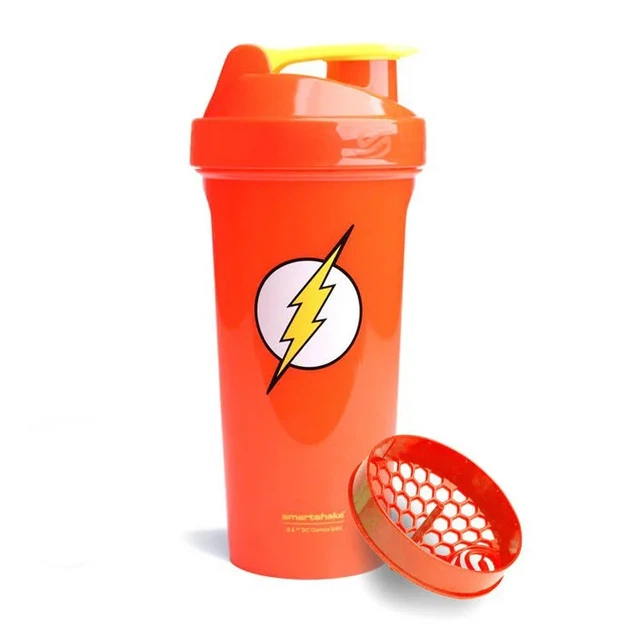 Спортивный шейкер SmartShake, пластик, 800 мл, оранжевый. - изображение 2