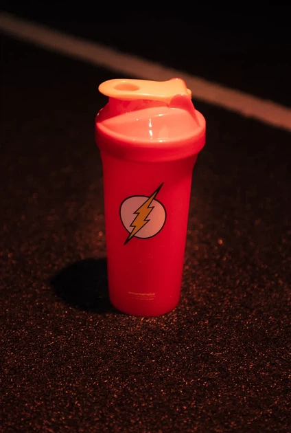 Спортивный шейкер SmartShake, пластик, 800 мл, оранжевый. - изображение 4