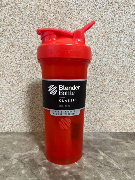 Спортивний шейкер BlenderBottle Classic Loop PRO червоний 820 мл (Loop_Pro_28oz_Red) - изображение 2