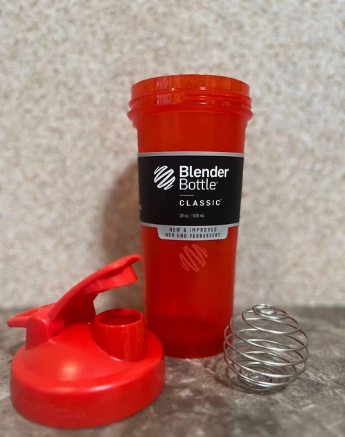 Спортивний шейкер BlenderBottle Classic Loop PRO червоний 820 мл (Loop_Pro_28oz_Red) - изображение 7