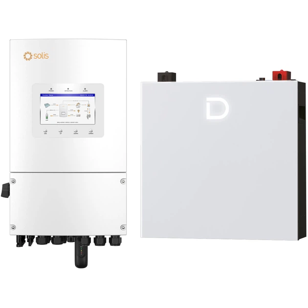 Система хранения энергии Solis SV-1SL6K1-LDY5.1K2 6kW 5.1kWh 1BAT LiFePO4 6000 циклов (SV-1SL6K1-LDY5.1K2) - Фото 1 Система хранения энергии Solis SV-1SL6K1-LDY5.1K2 6kW 5.1kWh 1BAT LiFePO4 6000 циклов (SV-1SL6K1-LDY5.1K2) - изображение 1