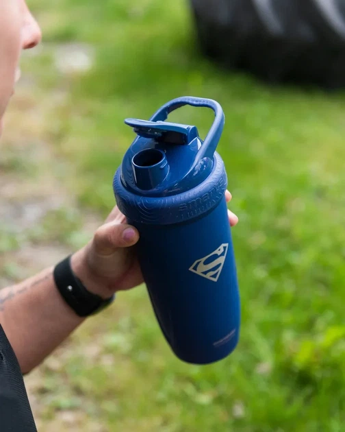 Спортивный шейкер SmartShake нержавеющая сталь 900 мл синий - изображение 3