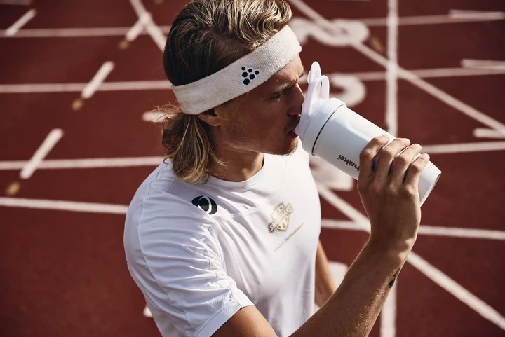 Шейкер спортивный SmartShake нержавеющая сталь 900 мл белый - изображение 5