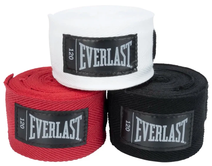 Бинти Everlast Нейлон 120 см Черный Белый Красный - Фото 1 Бинти Everlast Нейлон 120 см Черный Белый Красный - изображение 1