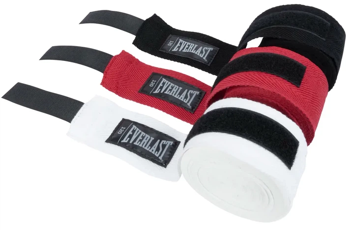 Бинти Everlast Нейлон 120 см Черный Белый Красный - Фото 4 Бинти Everlast Нейлон 120 см Черный Белый Красный - изображение 4