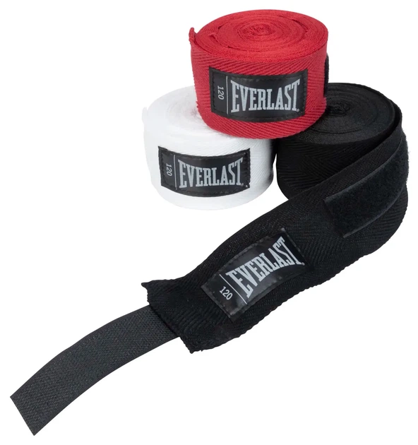 Бинти Everlast Нейлон 120 см Черный Белый Красный - Фото 9 Бинти Everlast Нейлон 120 см Черный Белый Красный - изображение 9