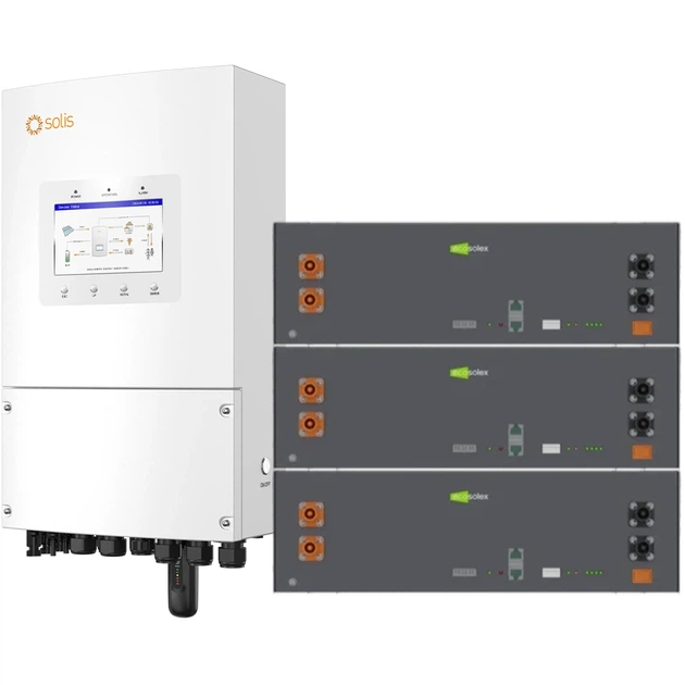 Система хранения энергии Solis SV-1SL8K1-LES15.3K1 8kW 15.4kWh 3BAT LiFePO4 6000 циклов (SV-1SL8K1-LES15.3K1) - Фото 2 Система хранения энергии Solis SV-1SL8K1-LES15.3K1 8kW 15.4kWh 3BAT LiFePO4 6000 циклов (SV-1SL8K1-LES15.3K1) - изображение 2