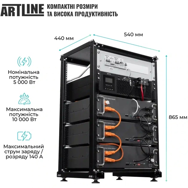 Система хранения энергии Solarverse SVR20-1SV5K1-LES15.3K1-1 5kW 15.4kWh 3BAT LiFePO4 6000 циклов (SVR20-1SV5K1-LES15.3K1-1) - Фото 3 Система хранения энергии Solarverse SVR20-1SV5K1-LES15.3K1-1 5kW 15.4kWh 3BAT LiFePO4 6000 циклов (SVR20-1SV5K1-LES15.3K1-1) - изображение 3