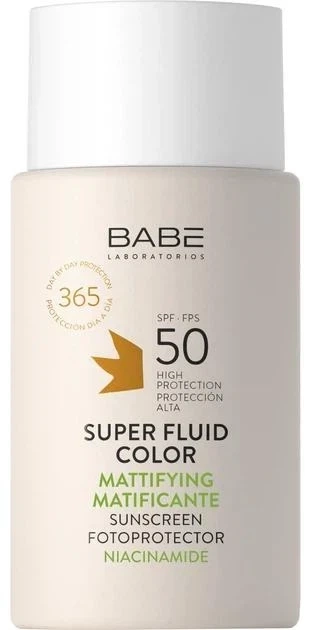 Солнцезащитный матирующий супер флюид ВВ с тонирующим эффектом SPF 50 BABE Laboratorios Sun Protection 50 мл - Фото 1 Солнцезащитный матирующий супер флюид ВВ с тонирующим эффектом SPF 50 BABE Laboratorios Sun Protection 50 мл - изображение 1