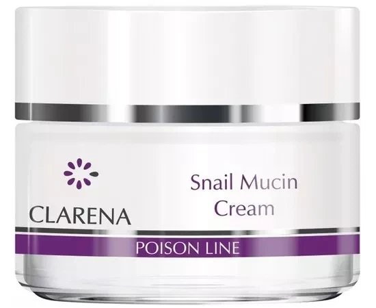 Восстанавливающий крем со слизью улитки Clarena Poison Line Snail Mucin Cream 50 мл - Фото 1 Восстанавливающий крем со слизью улитки Clarena Poison Line Snail Mucin Cream 50 мл - изображение 1