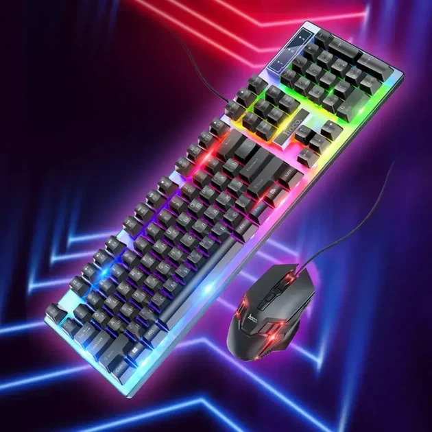 Клавіатура і миша Hoco GM18 Luminous - изображение 3