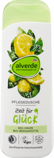 Гель для душа Alverde Naturkosmetik (Мята-Бергамот) 250 мл - Фото 1 Гель для душа Alverde Naturkosmetik (Мята-Бергамот) 250 мл - изображение 1