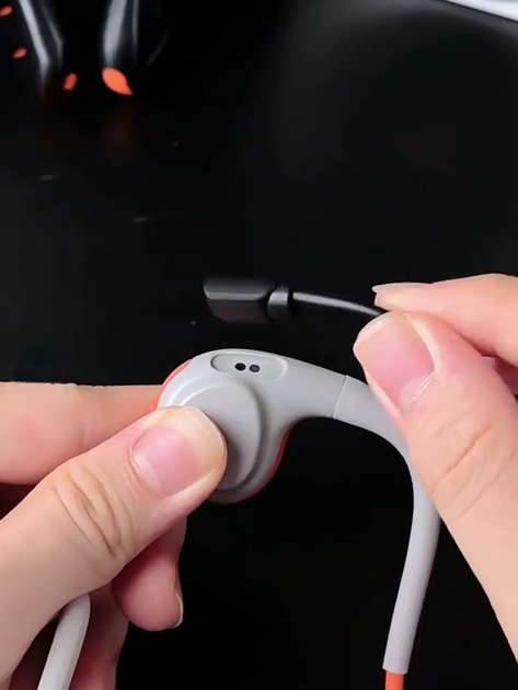 Наушники с костной проводимостью Lenovo Thinkplus X7 Bluetooth, спортивная гарнитура для бега, открытое ухо, встроенный микрофон, Gray + Подарок Кабель быстрой зарядки - изображение 6