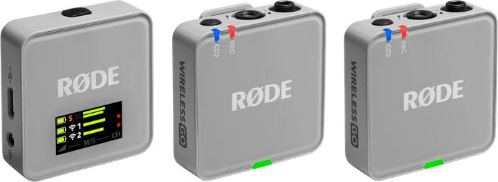 Бездротова мікрофонна радіосистема RODE Wireless GO Gen 3 Stone (WIGOGEN3S) - зображення 2