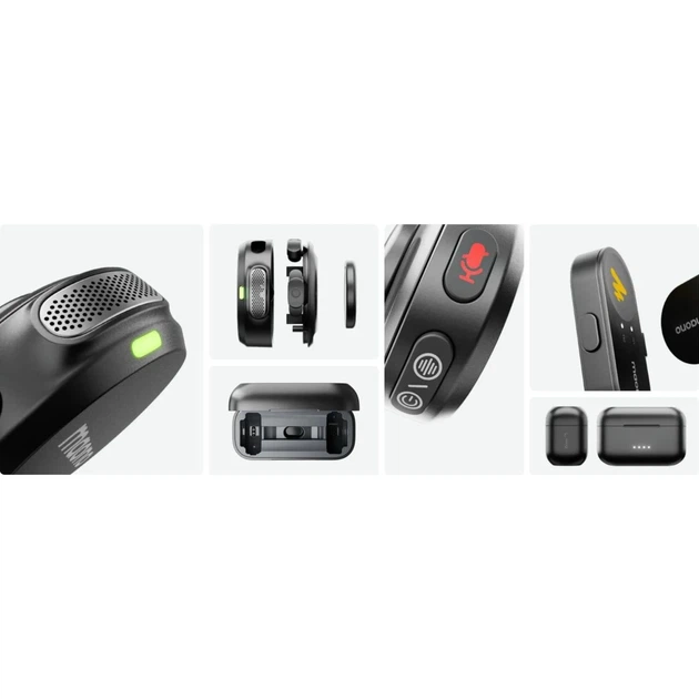 Микрофонная радиосистема Maono Wave T5 Combo 2TX + RX + RX/Lightning + RX/USB-C Black (WM650A) [170468] - изображение 7