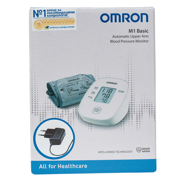 Тонометр автоматический OMRON M1 Basic (HEM-7121J-AF) - изображение 6