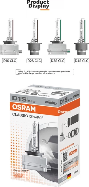Лампа ксеноновая OSRAM CLC D1S 4200K, 35 Вт - Фото 6 Лампа ксеноновая OSRAM CLC D1S 4200K, 35 Вт - изображение 6