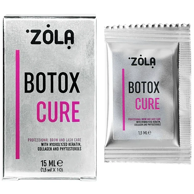Ботокс для бровей и ресниц Zola Botox Cure, саше 1,5 мл*10 шт - изображение 2