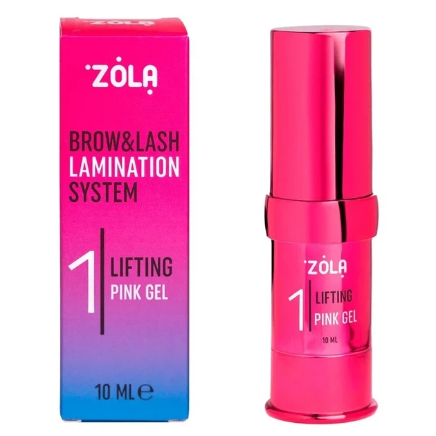 Склад для ламінування Zola Color Lab Lifting Pink Gel №01, 10 мл - Фото 1 Склад для ламінування Zola Color Lab Lifting Pink Gel №01, 10 мл - зображення 1