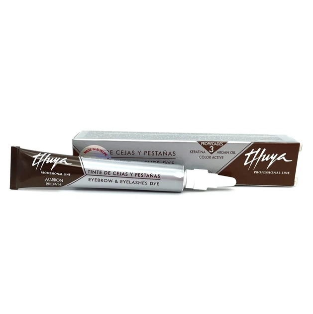 Краска для бровей и ресниц Thuya Brown/Коричневая, 14 мл - Фото 2 Краска для бровей и ресниц Thuya Brown/Коричневая, 14 мл - изображение 2