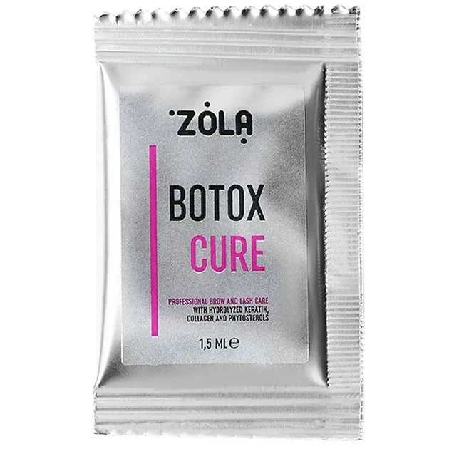 Ботокс для бровей и ресниц Zola BTX Cure, саше 1,5 мл - Фото 1 Ботокс для бровей и ресниц Zola BTX Cure, саше 1,5 мл - изображение 1