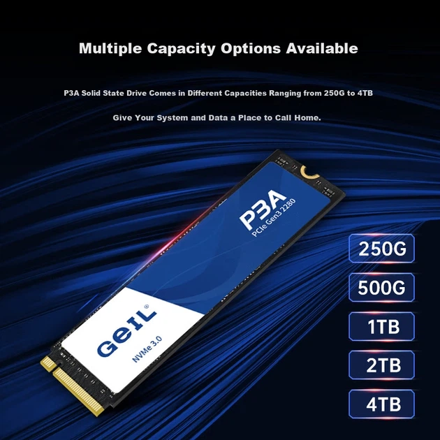 SSD диск GEIL P3A 250GB M.2 PCIe 3.0 NVMe - изображение 8