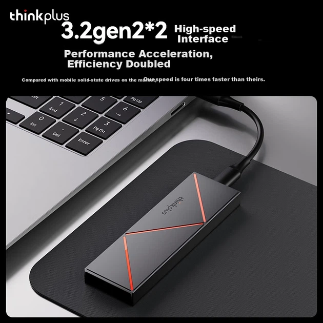 SSD диск Lenovo ThinkPlus UD210 512GB USB 3.2 Gen2×2 Type-C - изображение 7