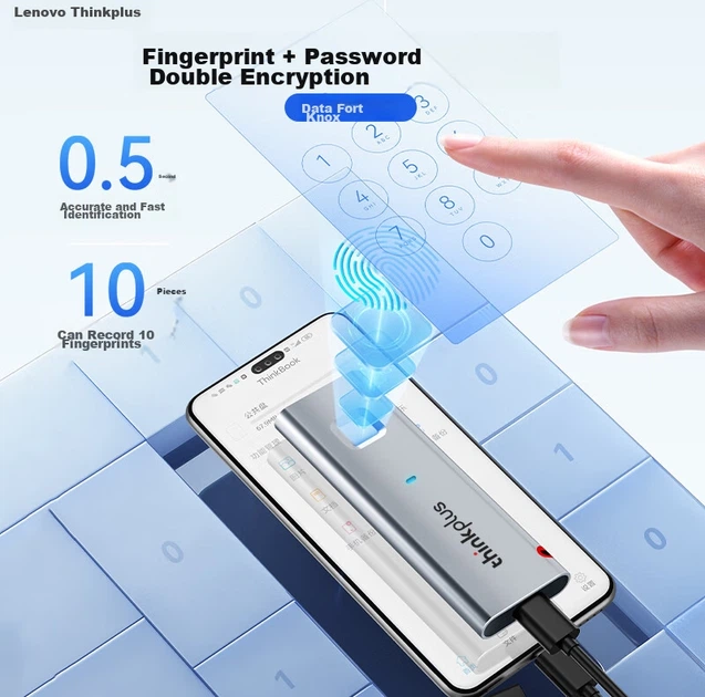 SSD диск Lenovo ThinkPlus TSD303 512GB Gray - изображение 3