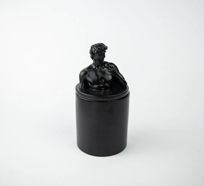 Аромасвічка DAVID AGARWOOD BLACK 100% WOOD WAX 165g 35h Гранд Презент NAC 1006BL - зображення 4