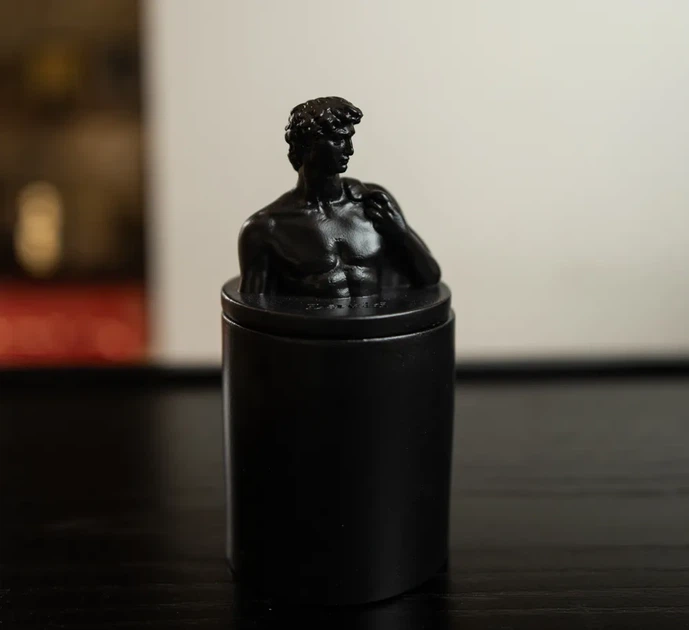 Аромасвічка DAVID AGARWOOD BLACK 100% WOOD WAX 165g 35h Гранд Презент NAC 1006BL - зображення 6
