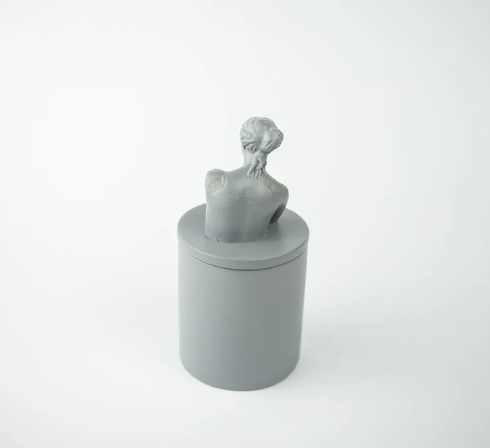 Аромасвічка VENUS CHERRY BLOSSOM GRAY 100% WOOD WAX 165g 35h Гранд Презент NAC 1017GY - зображення 5