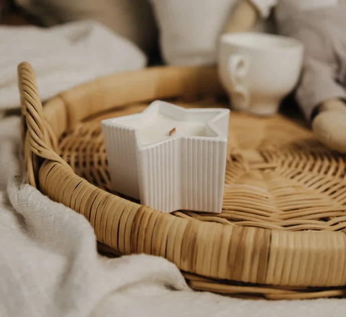 Аромасвічка STAR KAKI WHITE 100% WOOD WAX 150g 30h Гранд Презент NAC 1076 - Фото 2 Аромасвічка STAR KAKI WHITE 100% WOOD WAX 150g 30h Гранд Презент NAC 1076 - изображение 2
